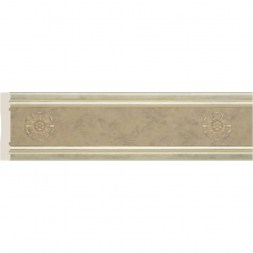 Бордюр Cosca W80(2)R-937 Полистирол Платина 2400*80*9 мм