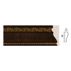 Молдинг малый Decor Dizayn 161 Полистирол 2400*59*21 мм