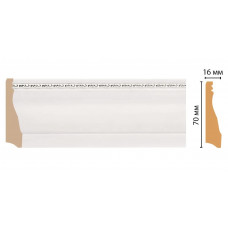 Плинтус напольный Decomaster 193-60 ДМ (70*16*2400)