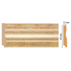 Плинтус напольный Decomaster 153-933 (95*12*2400) ДМ
