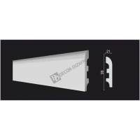 Плинтус Decor Dizayn DD41 Полистирол 2000*99*21 мм