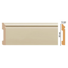Плинтус напольный Decomaster D005-61 ДМ (79*12*2400)