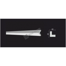 Угол Decor Dizayn 116S A(АНАЛОГ 116S-115) Полистирол 2000*22*22 мм