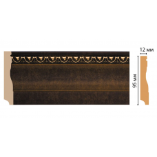 Плинтус напольный Decomaster 153-56 (95*12*2400)