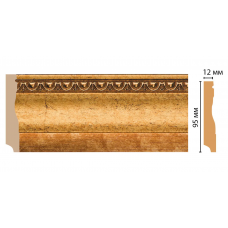 Плинтус напольный Decomaster 153-58 (95*12*2400)