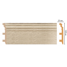 Цветной напольный плинтус Decomaster D233-72 (120*23*2400 мм)