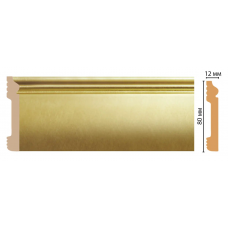 Плинтус напольный Decomaster D005-374 (79*12*2400)